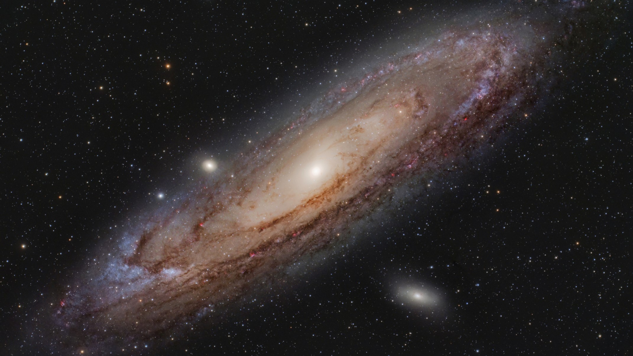 The Andromeda Galaxy is our beautiful neighbour but trying to eat us